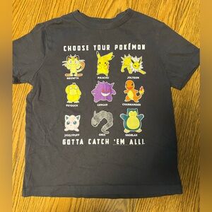 Kids Size 6 Old Navy Pokémon Black T-Shirt